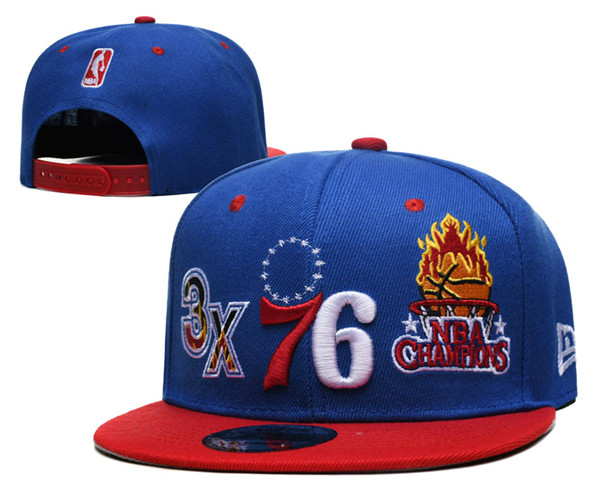 Philadelphia 76ers Stitched Snapback Champions Hats 0022